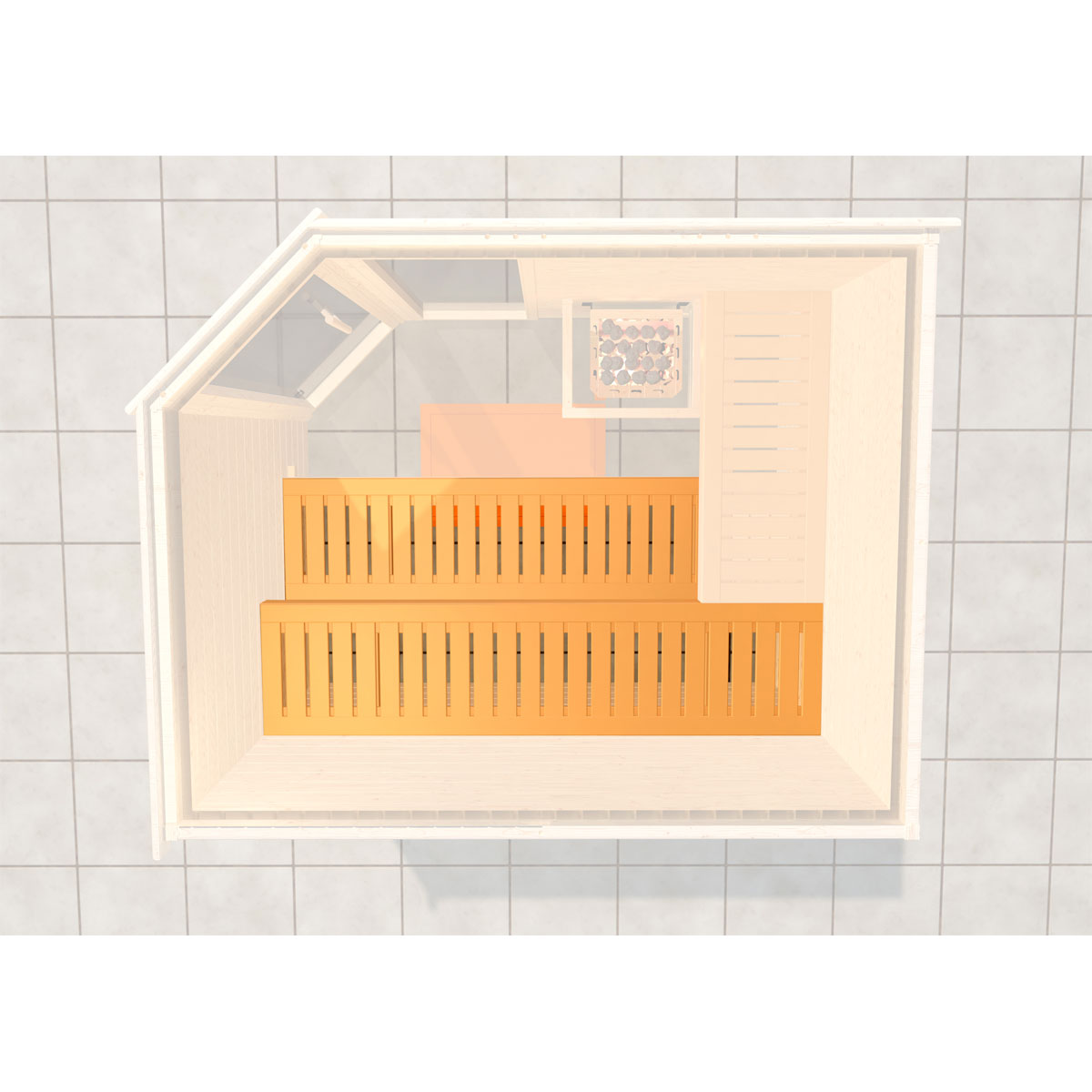 Weka Stabile Saunaliege 2