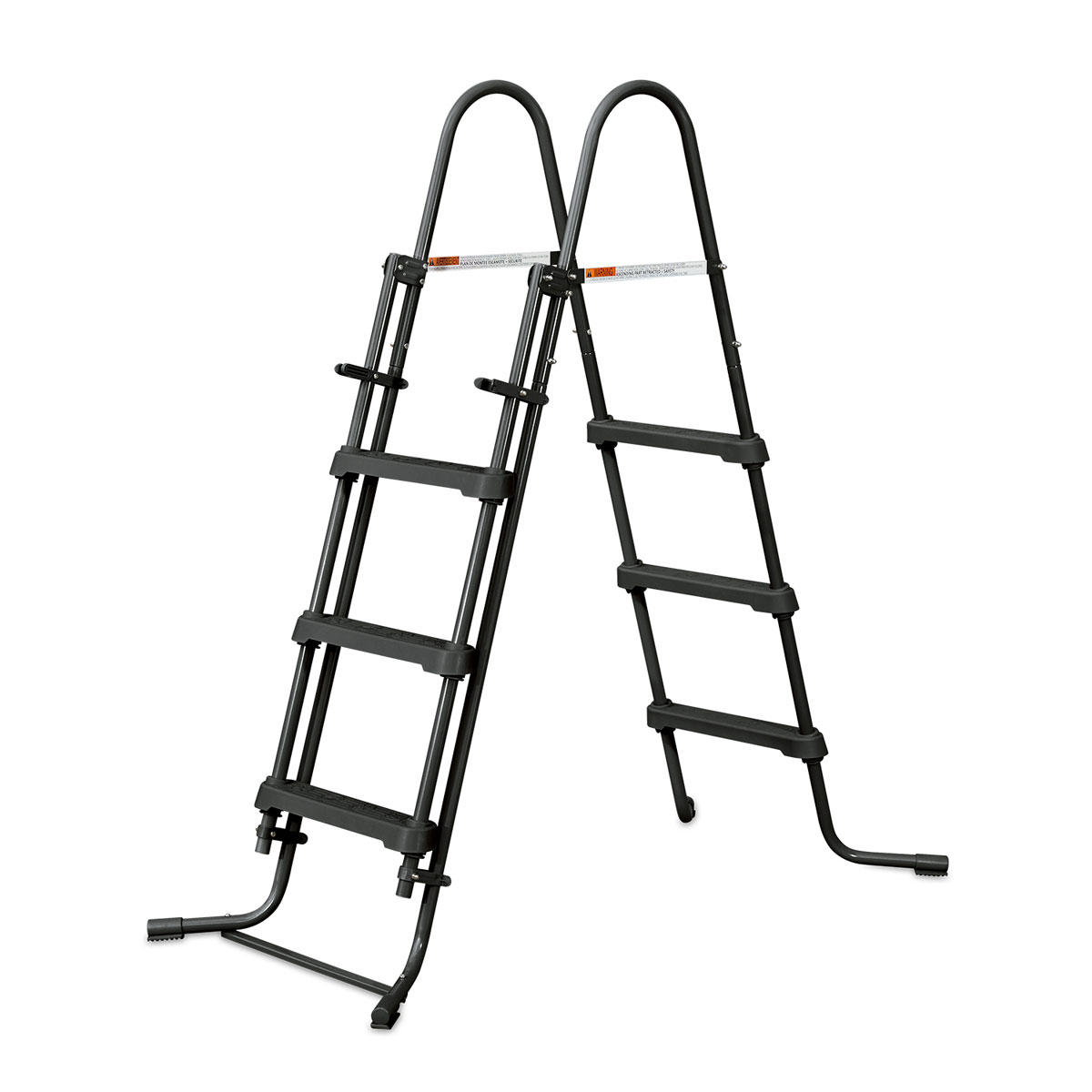 Summer Waves Elite Frame Pool 427x427x107cm Rattan Grau Bild 5