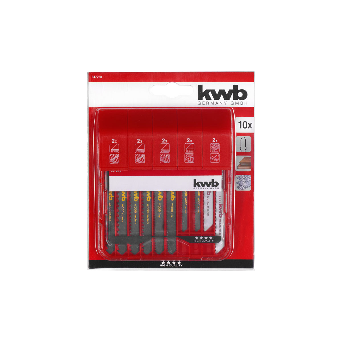 kwb  Stichsägeblätter 10 Stück Bild 2