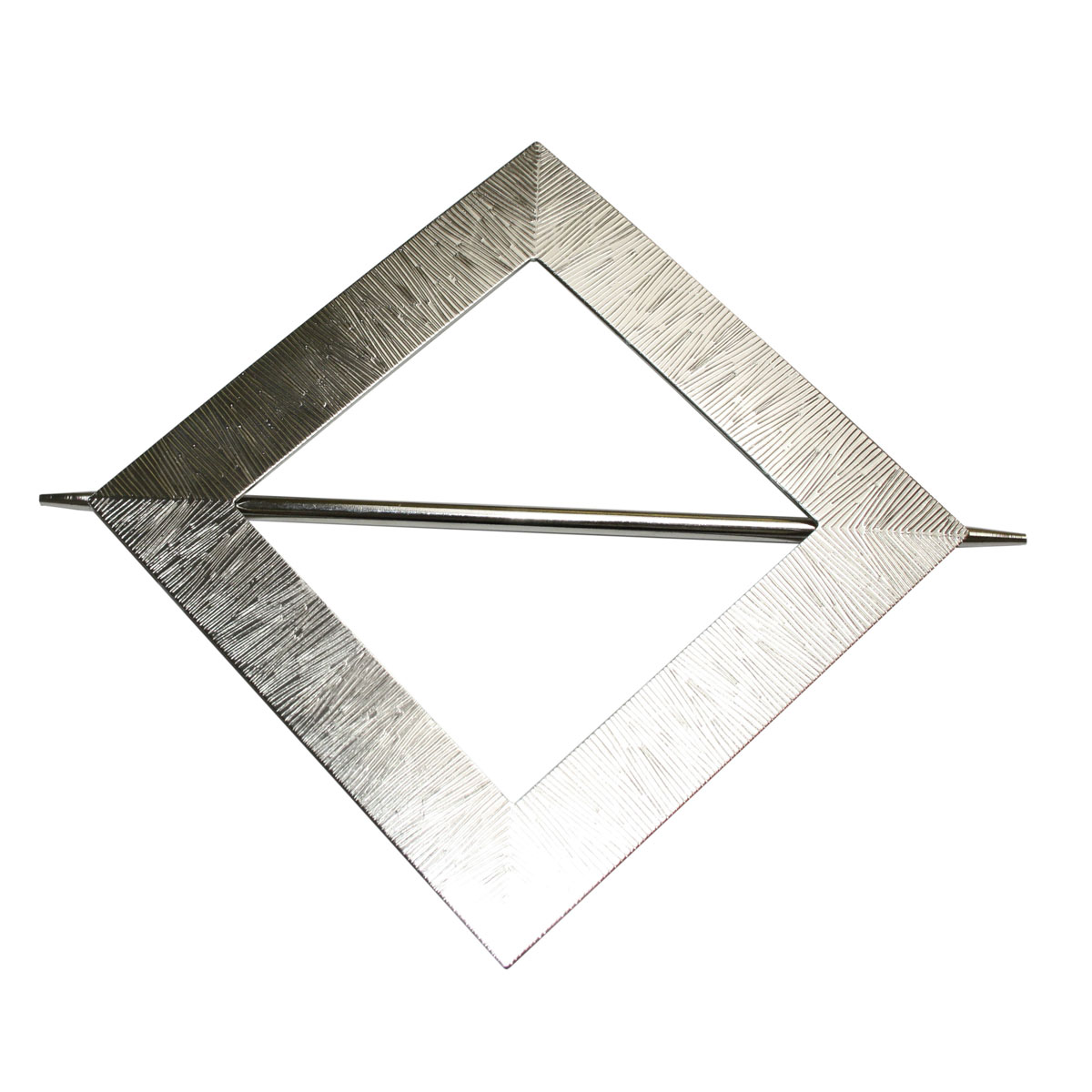 Gardinia Dekospange Uranus mit Stab edelstahloptik Bild 1