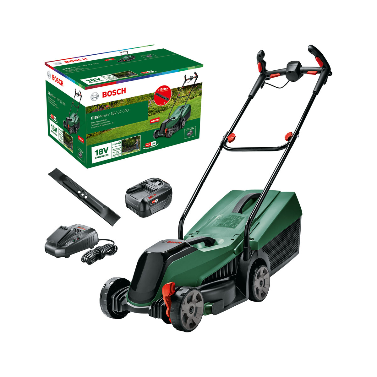 Bosch AkkuRasenmäher CityMower 18 114411