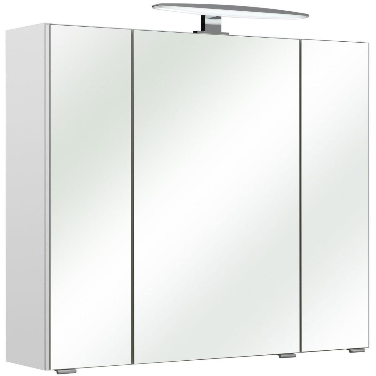 Pelipal LED-Spiegelschrank Mila II B800 weiß Glanz inkl Leuchtmittel Pelipal LED-Spiegelschrank Mila II B800 weiß Glanz inkl Leuchtmittel