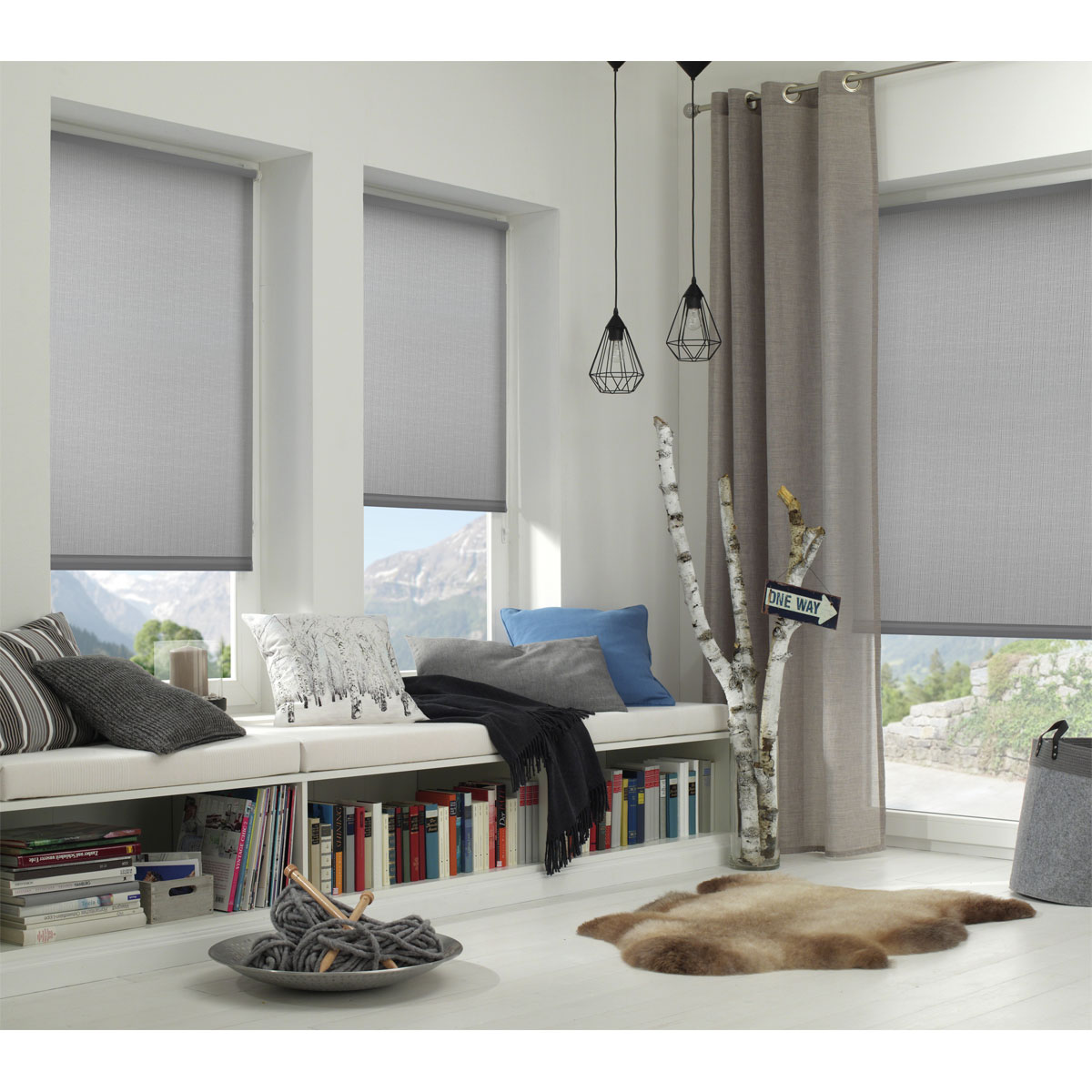 Gardinia EasyFix Rollo 60 x 150 cm hellgrau Bild 7