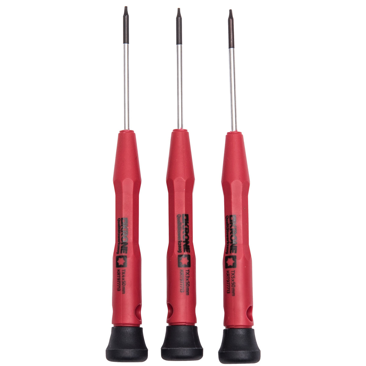 Krone Feinmechaniker-Schraubendreher-Satz TX 3-teilig