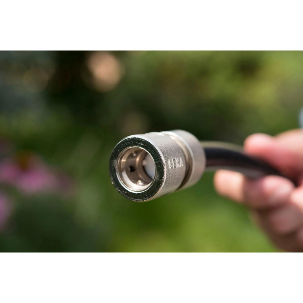 GEKA  Schlauchstück Außengewinde 1/2  vernickelt Bild 2