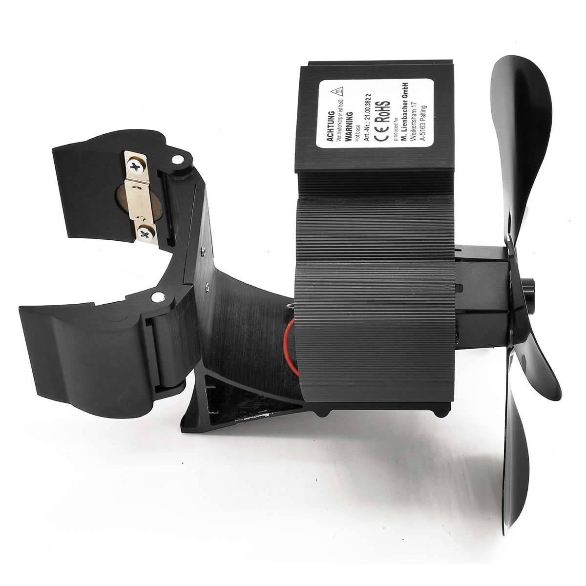 Ofenventilator schwarz 17 x 13 x 18 cm Bild 4