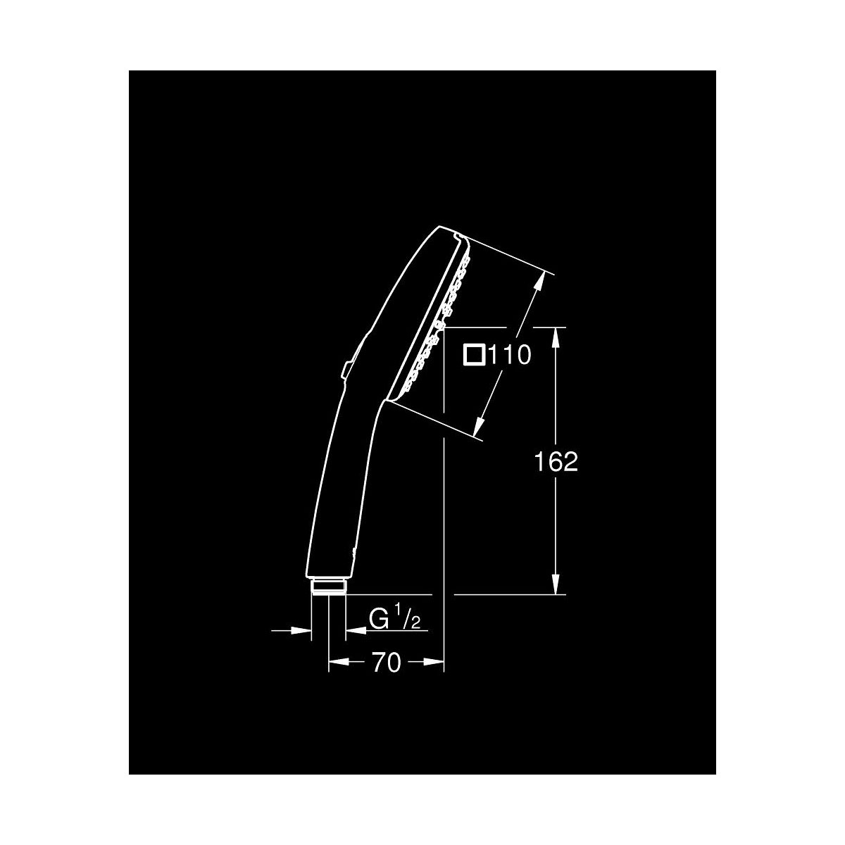 Grohe Handbrause Vitalio Comfort 110 2 Strahlarten Bild 2