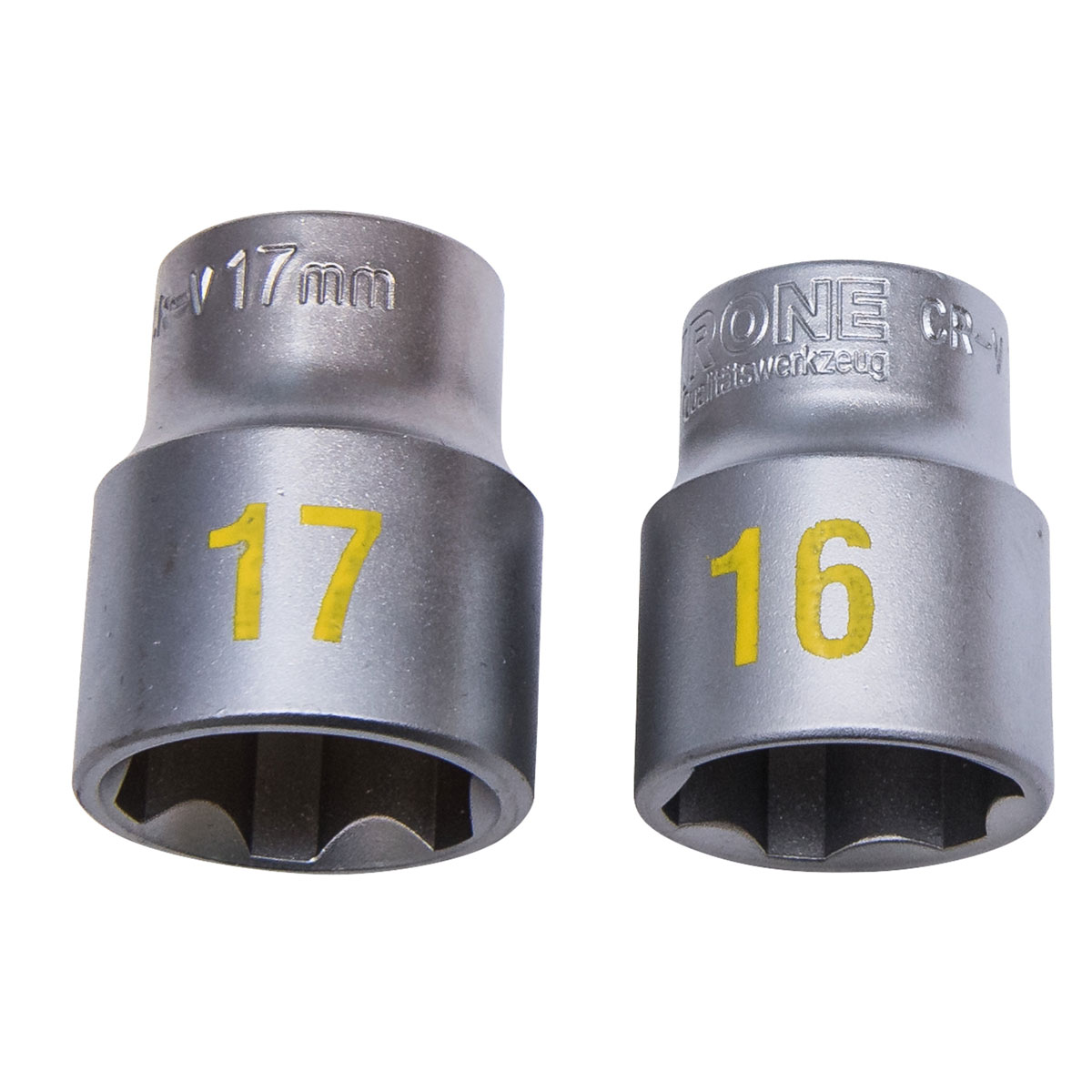 Krone Steckschlüsseleinsatz 3/8 16 und 17 mm