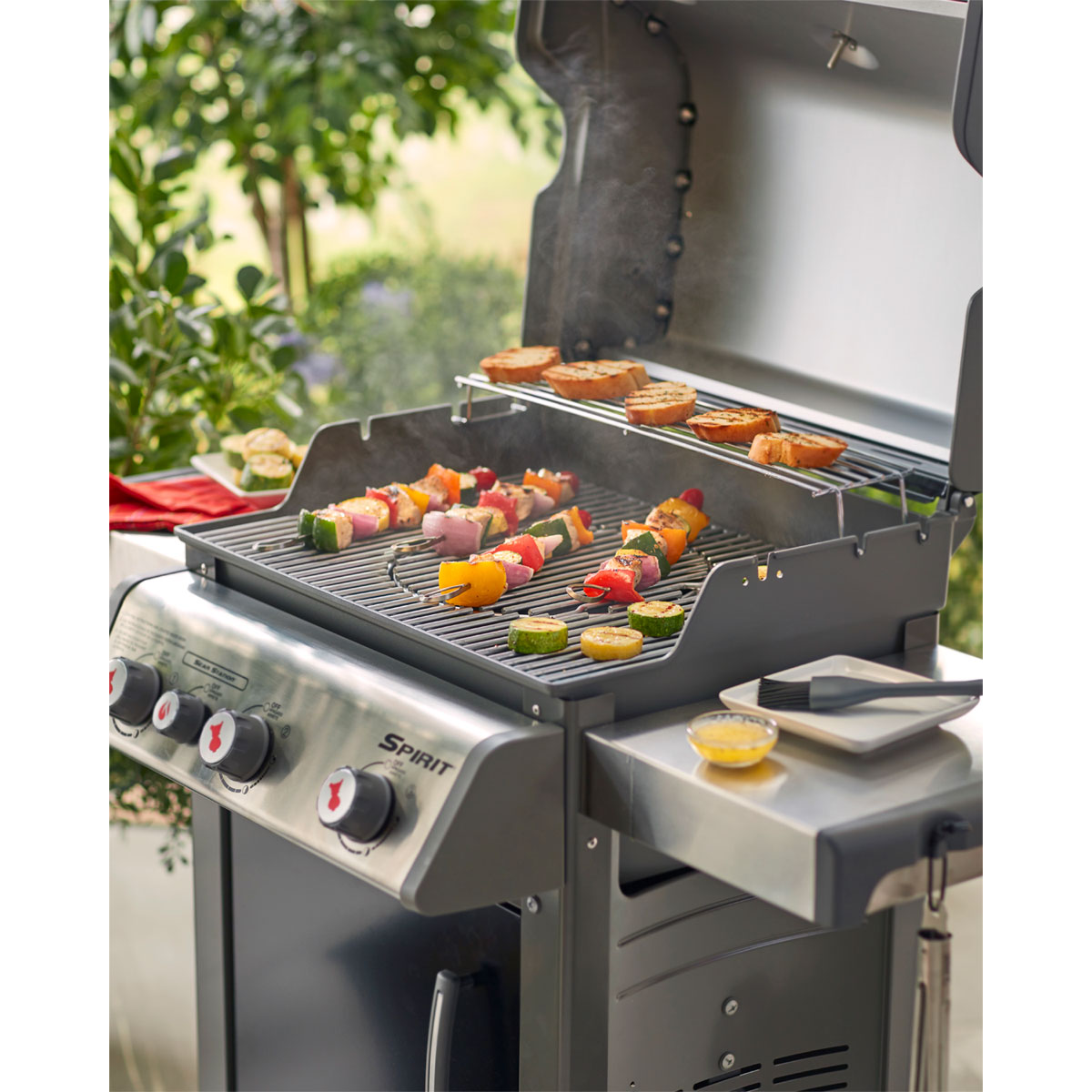 Weber Gourmet BBQ System -Grillrost mit Rosteinsatz für Spirit Bild 6