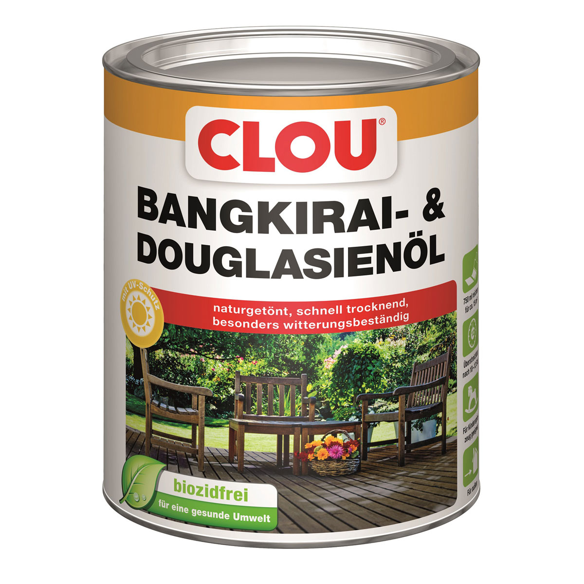 Clou Bangkirai- und Douglasien-Öl 750 ml