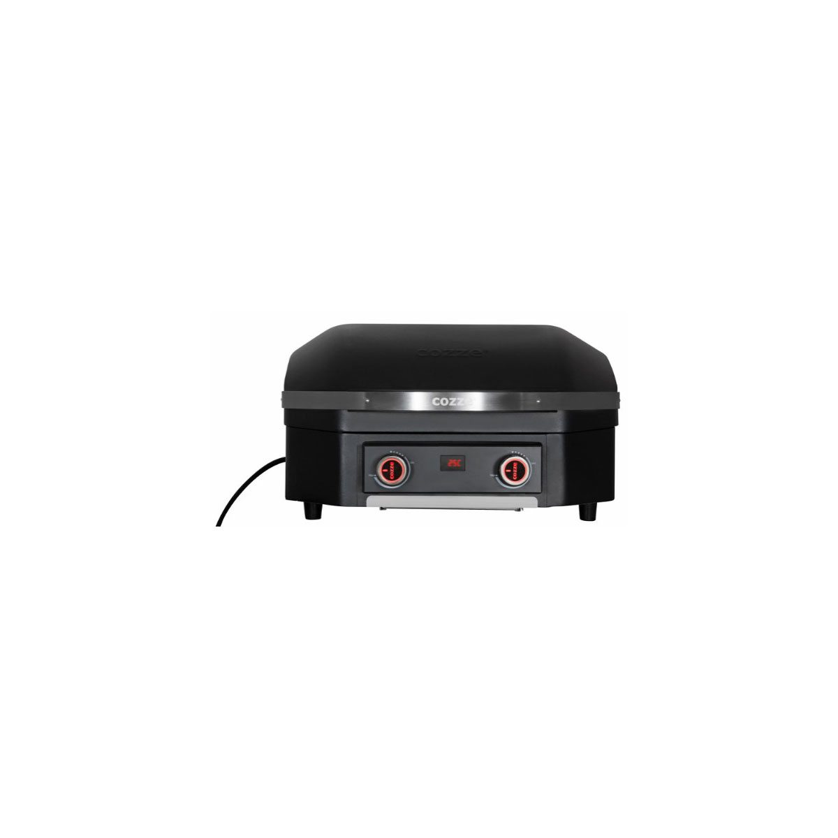 COZZE  E-300 Grill 230V mit 2 Gusseiserene Grillpfanne 2200W Bild 2