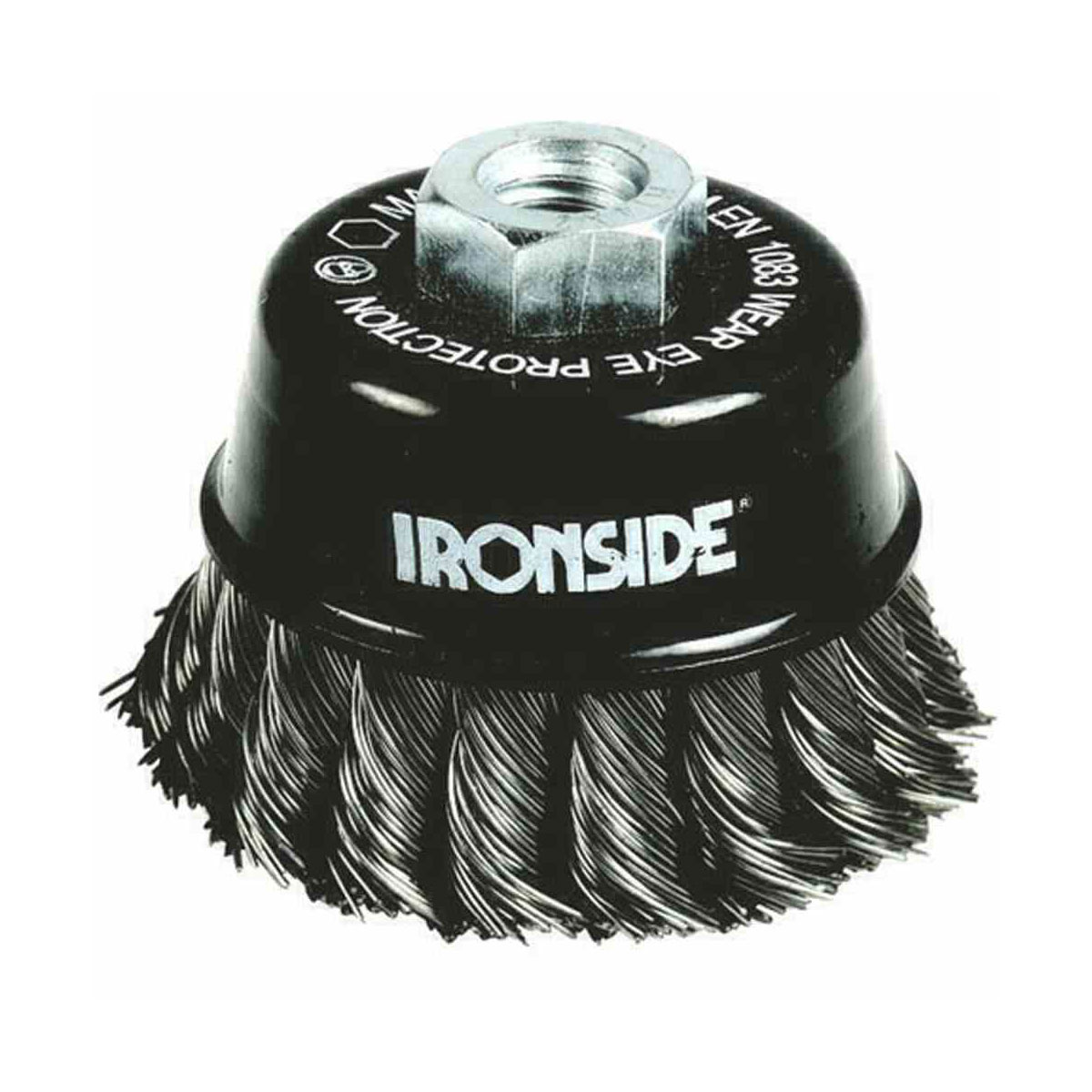 Ironside Topfbürste für Winkelschleifer Durchmesser 80 mm