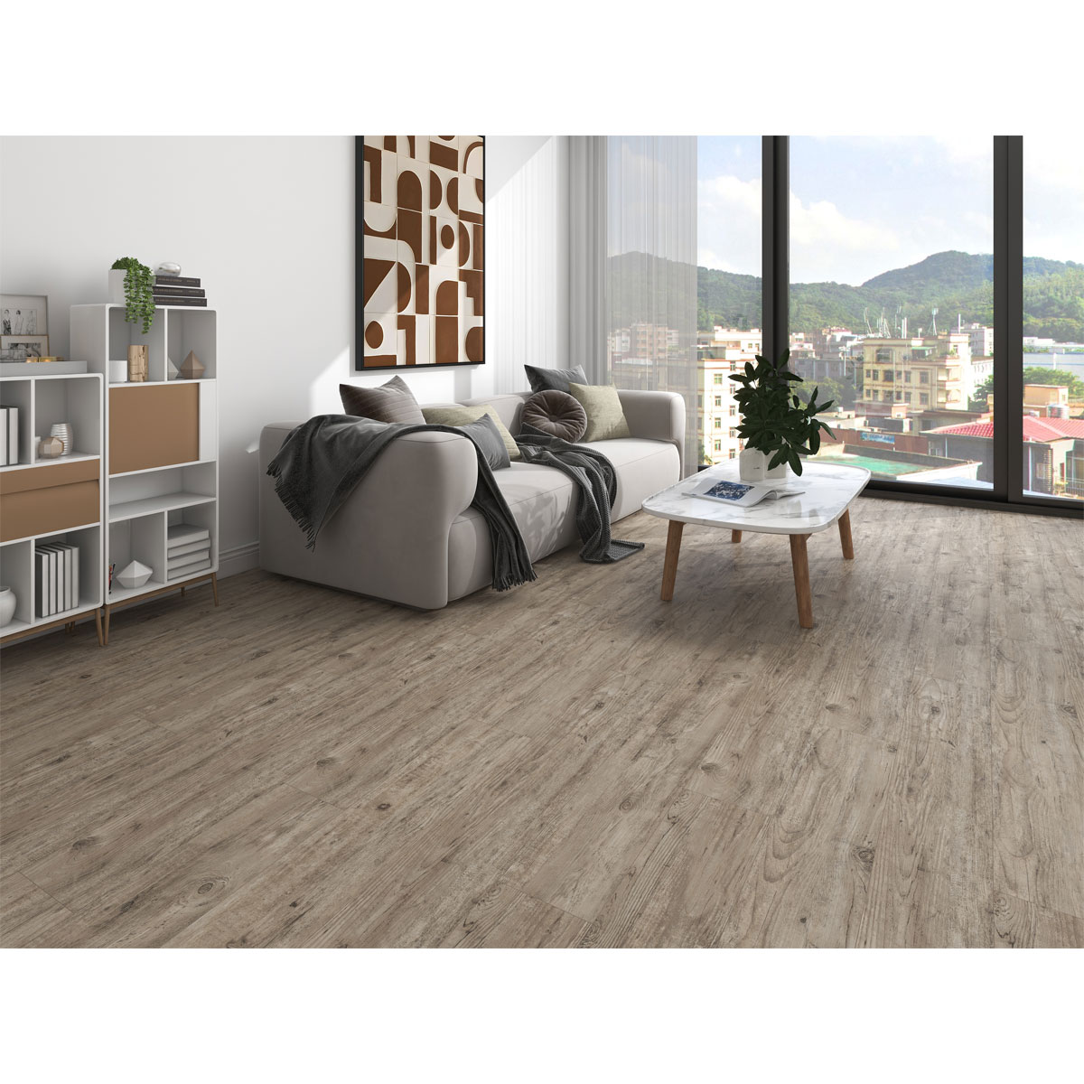 Specht  SPC Vinylboden Classic Eiche weiß Bild 6