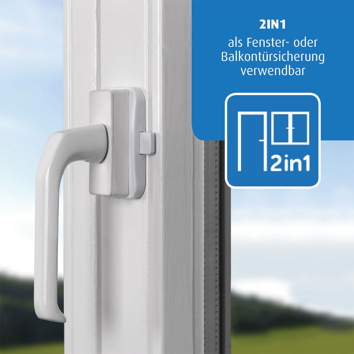 Reer Fenster- und Balkontürsicherung WinLock weiß Bild 1