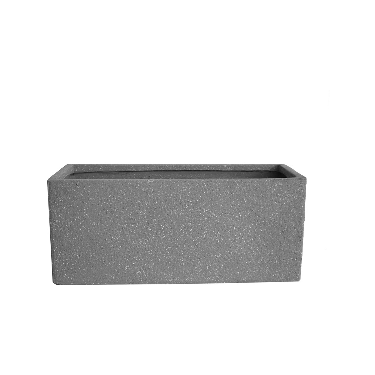 Blumenkasten Sandstone mit Ablaufloch grau 56 x 27 x 25 cm
