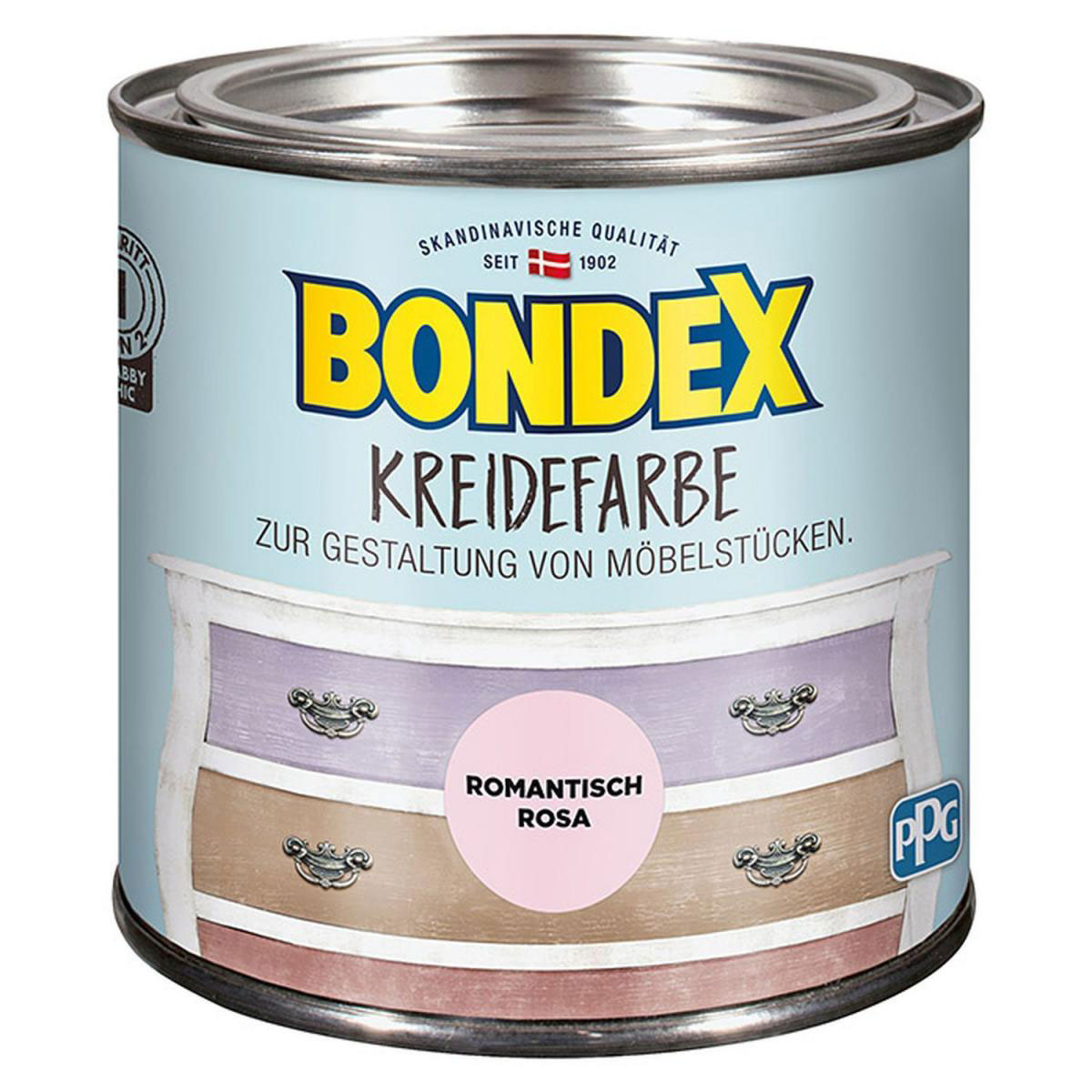 Bondex Kreidefarbe Romantisch Rosa 500 ml Bild 1