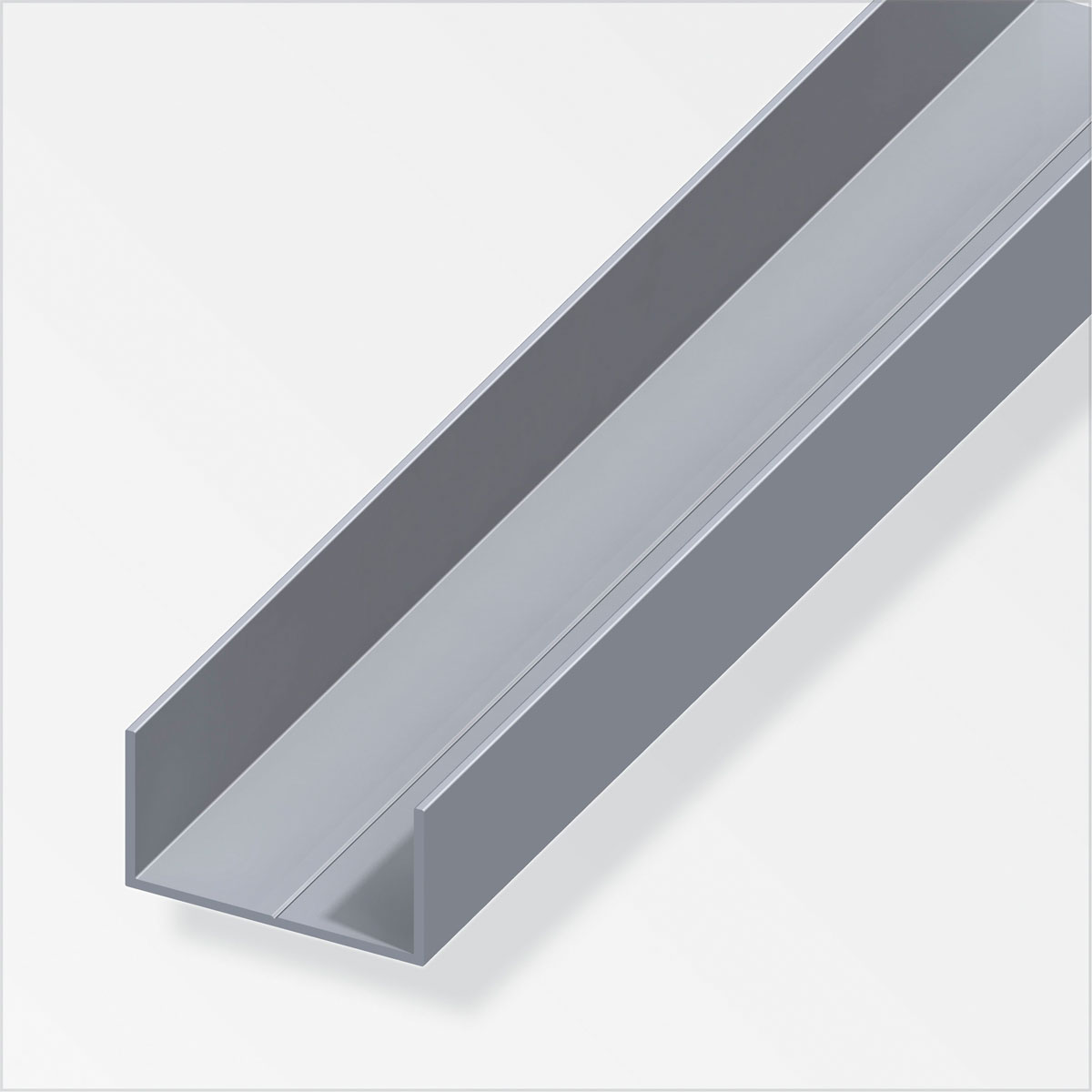 MyTool U-Profil 11,5 x 19,5 mm 2,5m blank Bild 1
