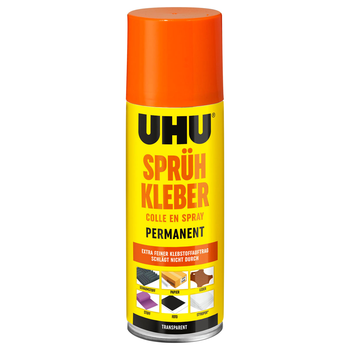 UHU  Sprühkleber transparent 200 ml Bild 1