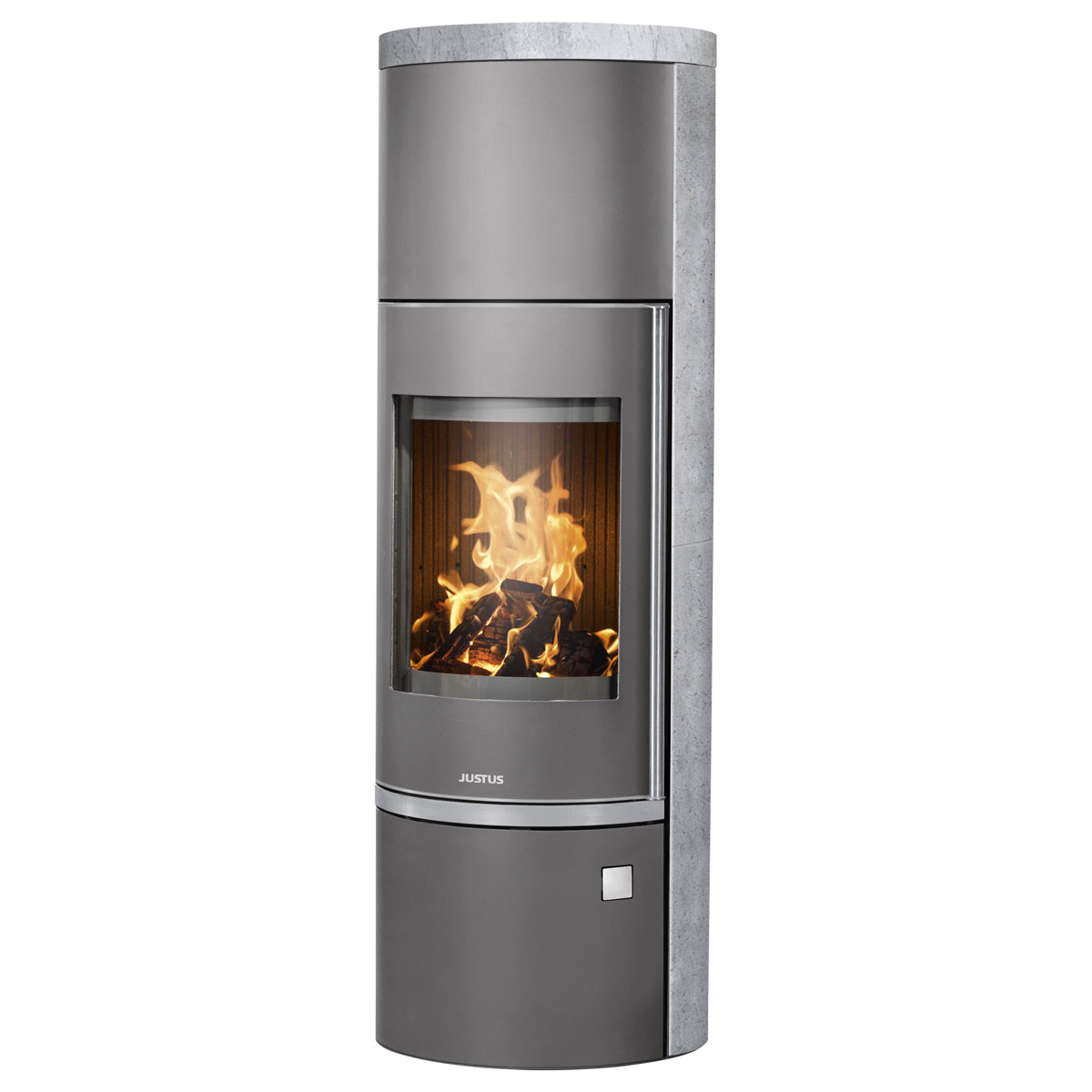 Kaminofen Faro W+ 2.0 Speckstein, KorpusStahl Schwarz Bild 1