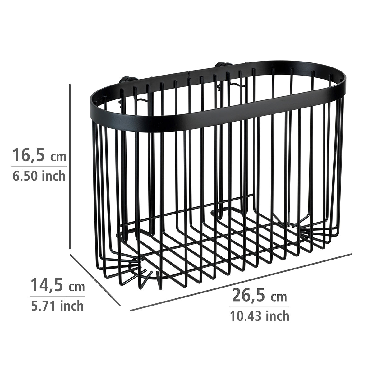 Wenko Wandablage Classic Plus schwarz Bild 5