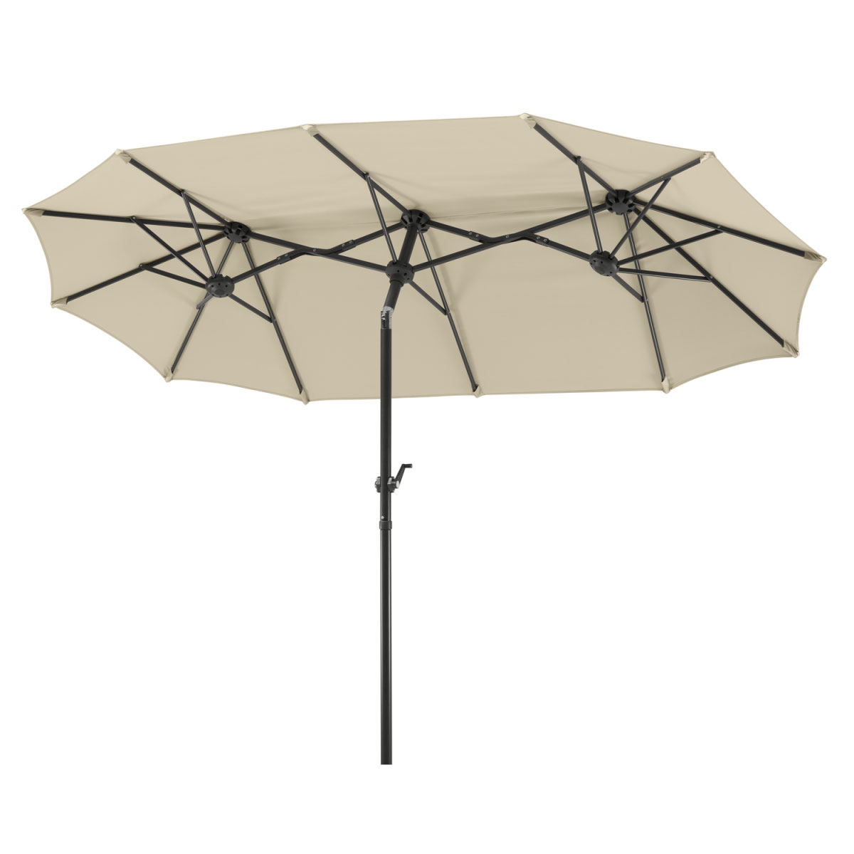 Schneider Schirme Sonnenschirm Salerno 300 x 150 cm Natur Bild 3