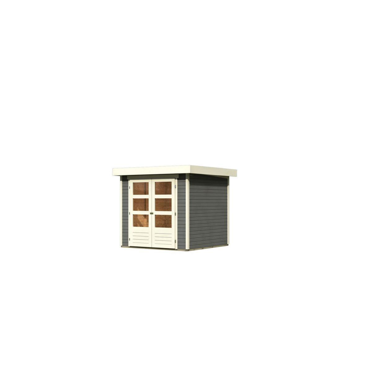 Karibu Gartenhaus Askola 2 terragrau Bild 2