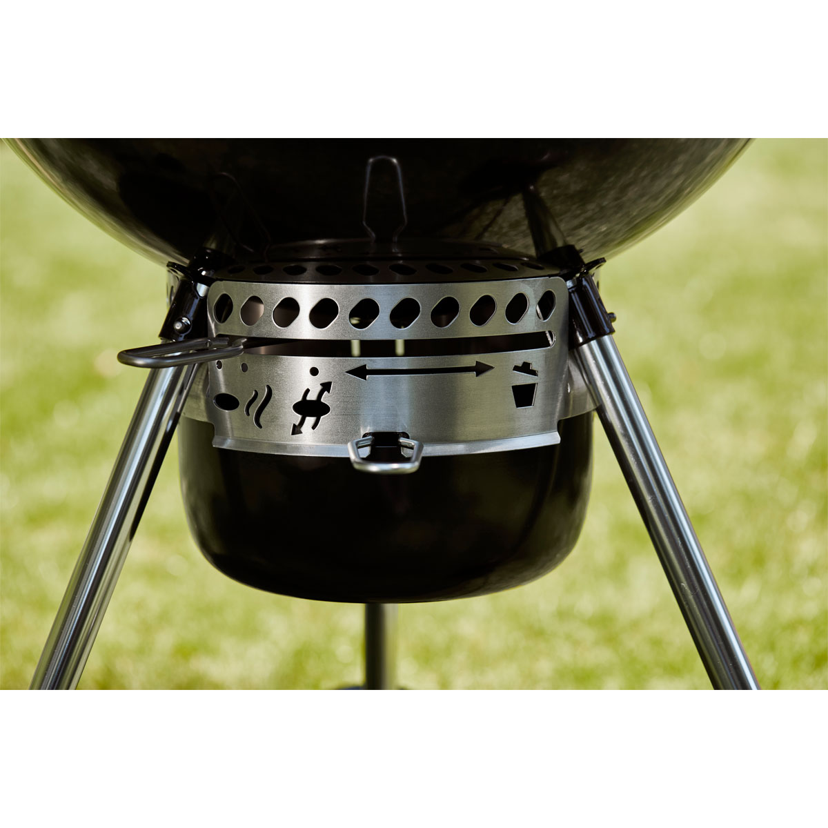 Weber Holzkohlegrill Master-Touch GBS E-5750 Durchmesser 57 cm schwarz Bild 6
