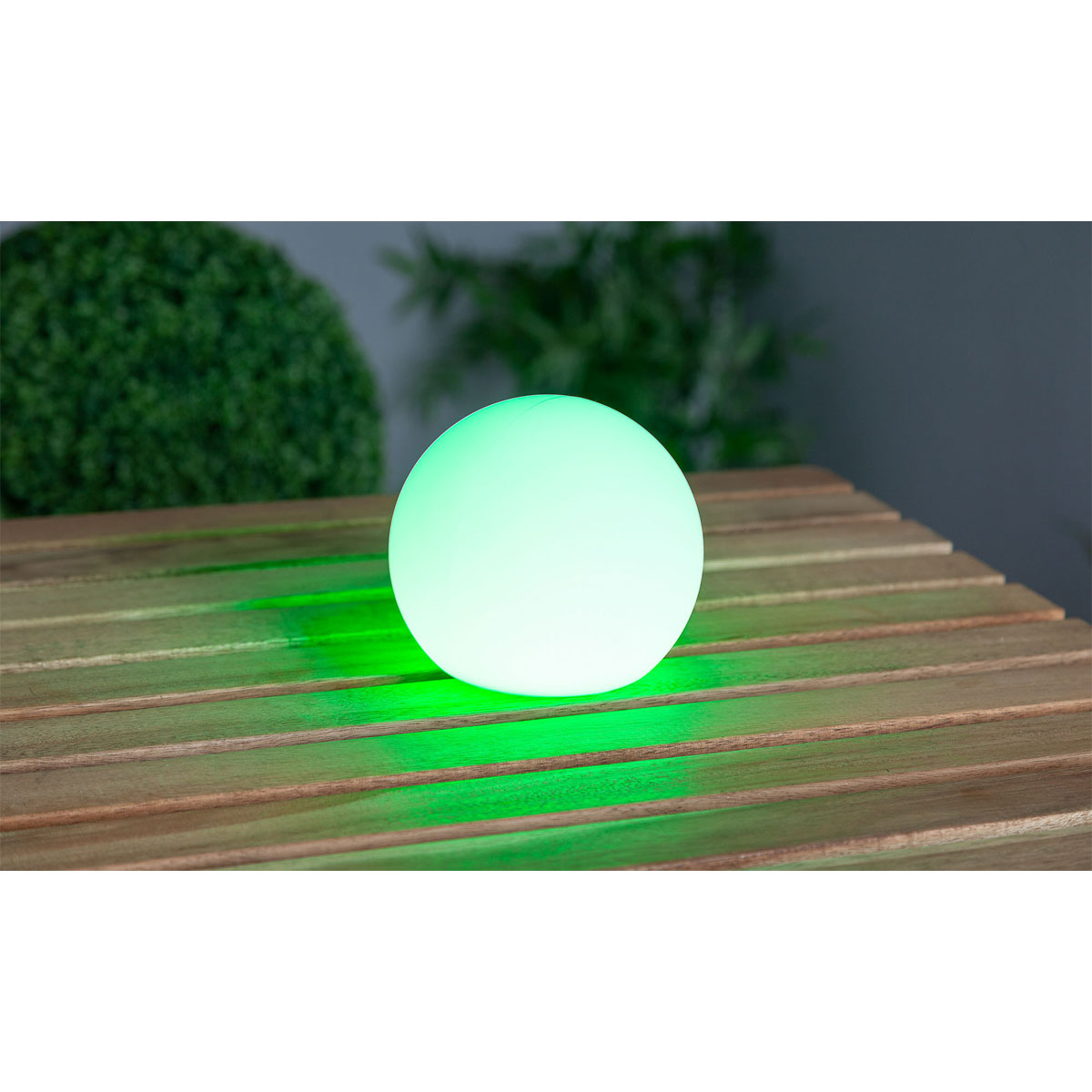 Flector Garten Akku LED-Kugelleuchte RGB-Farben Durchmesser 15 cm Bild 8