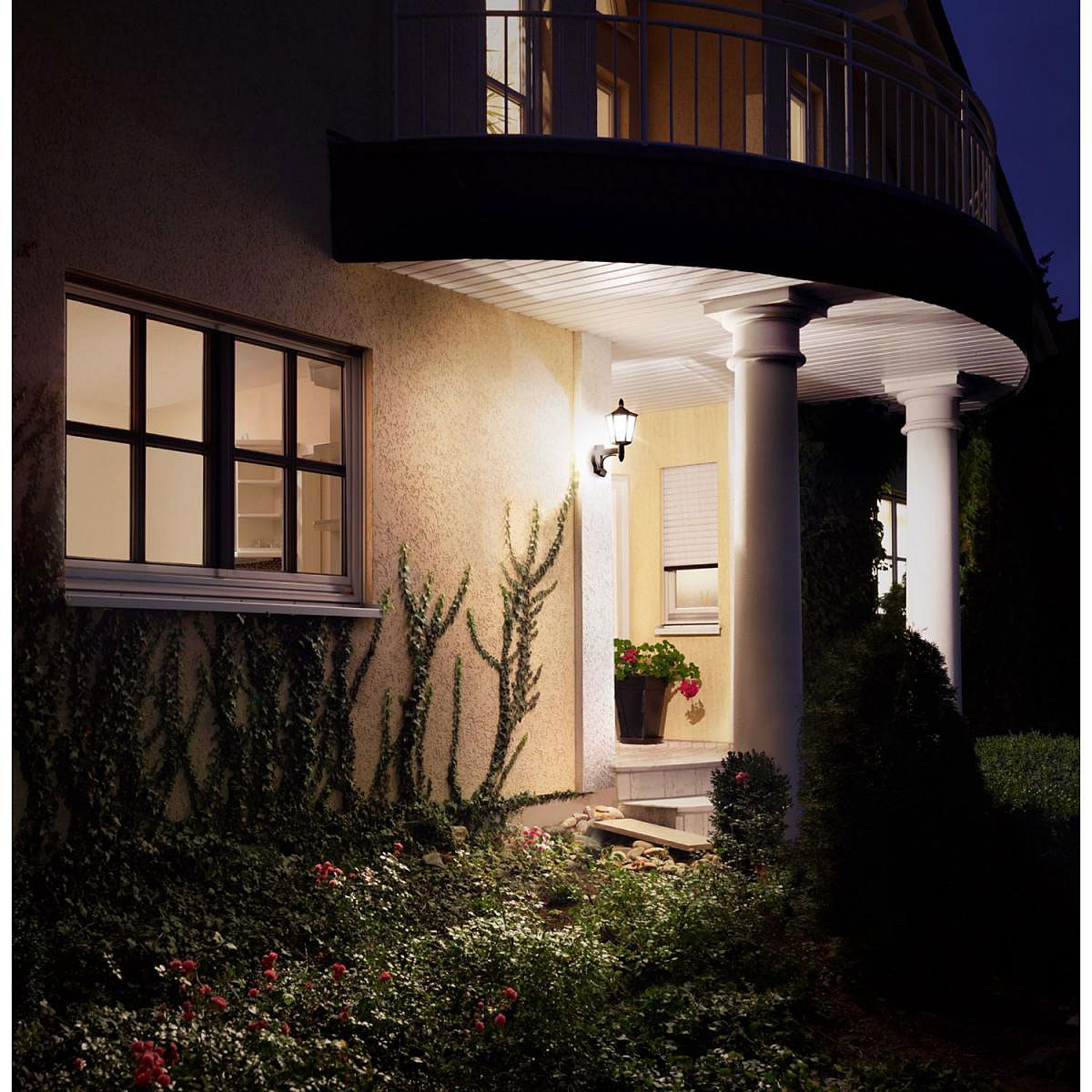 Steinel Klassische Außenleuchte L 15 S mit Bewegungsmelder Schwarz Bild 3