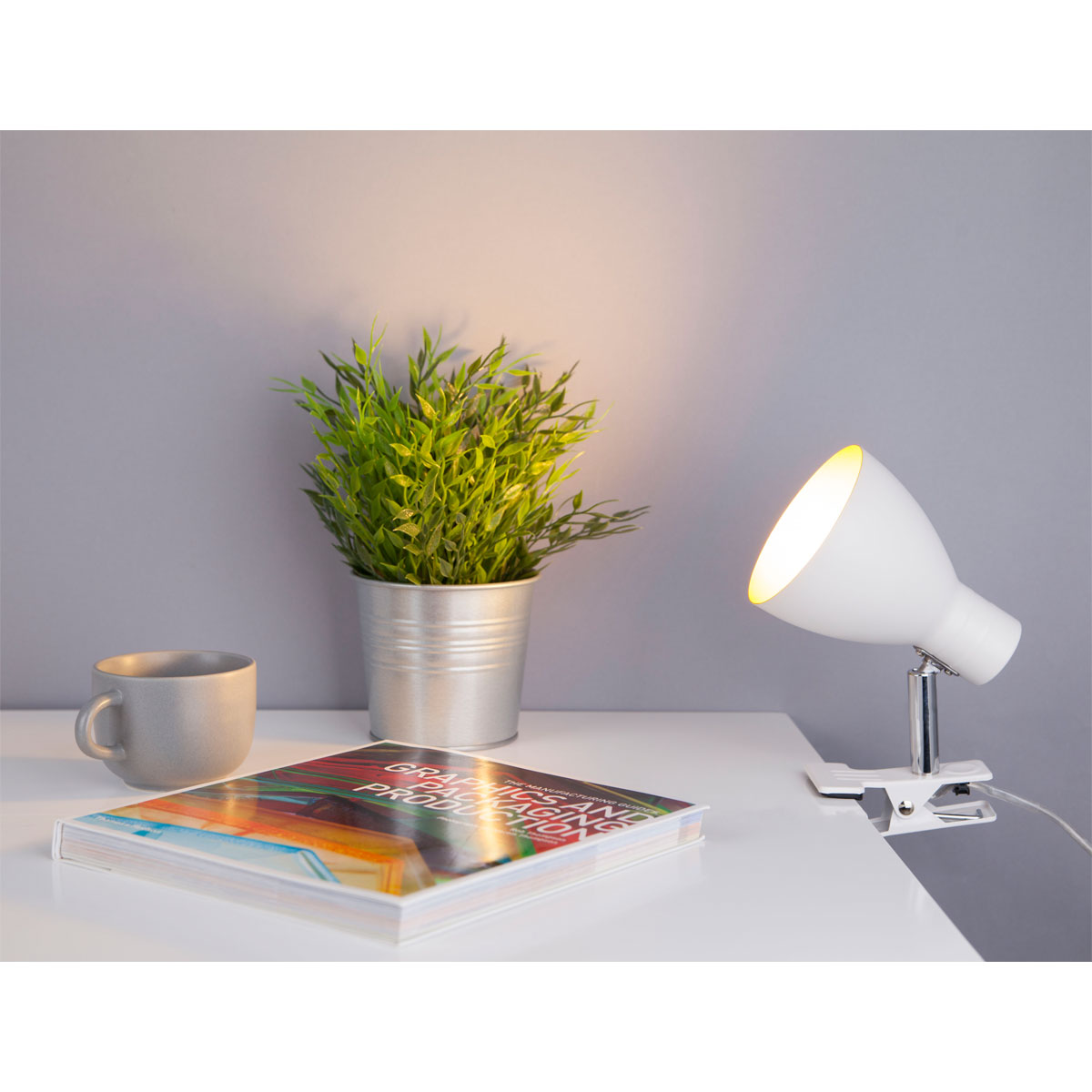 Flector Klemmleuchte Patty weiß Bild 3