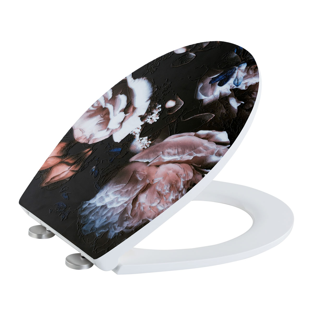 Wenko Premium WC-Sitz Peony antibakteriell mit Absenkautomatik Bild 2