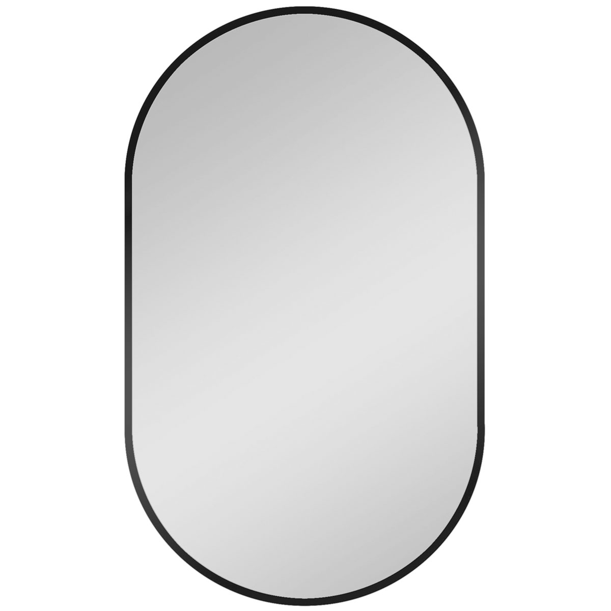 Valblue Design- Wandspiegel Laurin schwarz matt 45 x 75 cm Bild 3