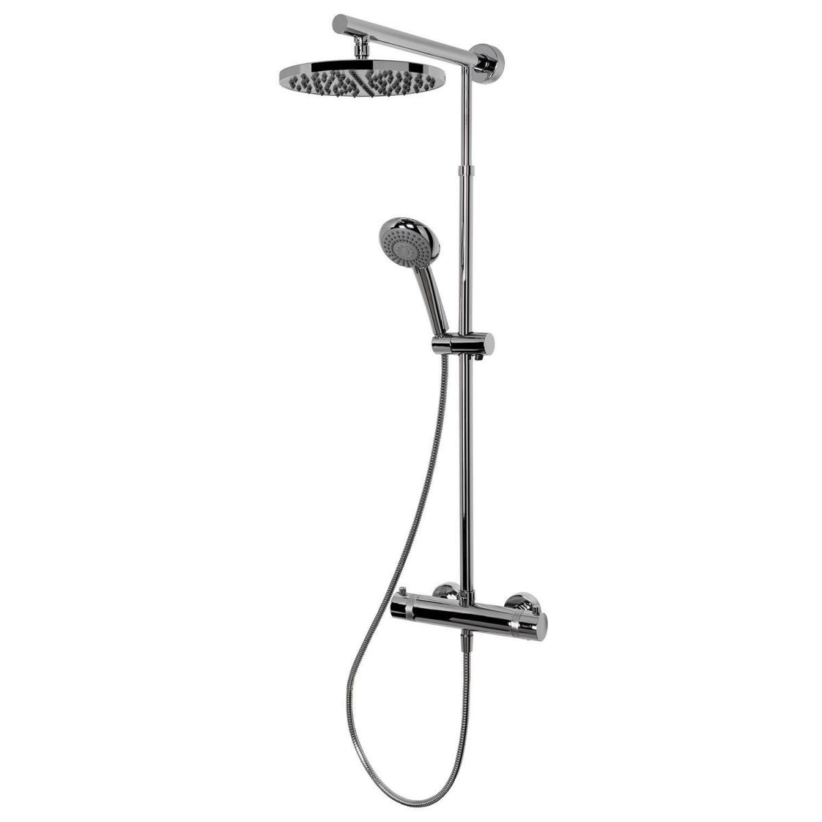 Schulte DuschMaster Rain Classic mit Thermostat Kopfbrause rund chrom Bild 1