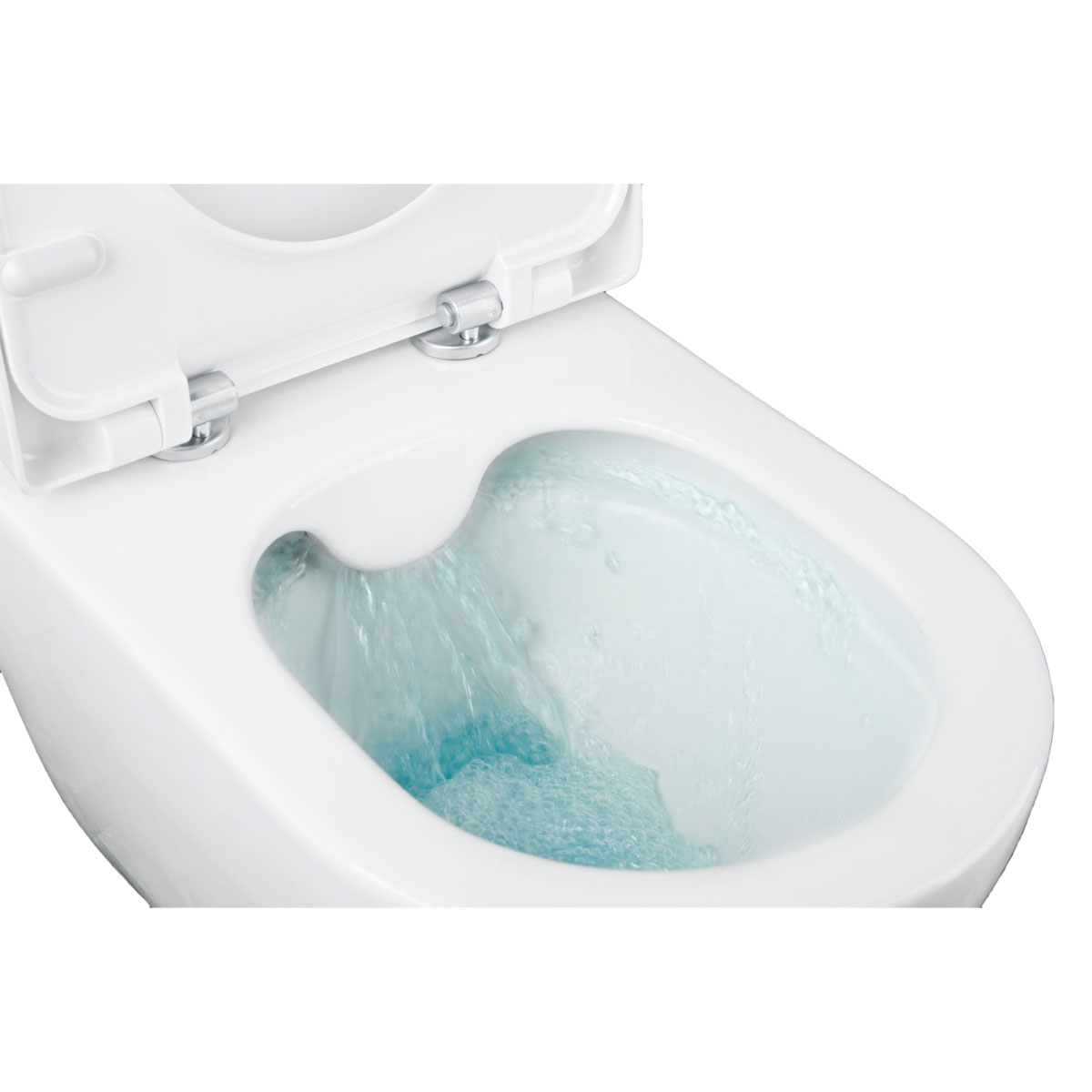 Valblue verkürztes randloses WC-Set 3 teilig  Bild 3