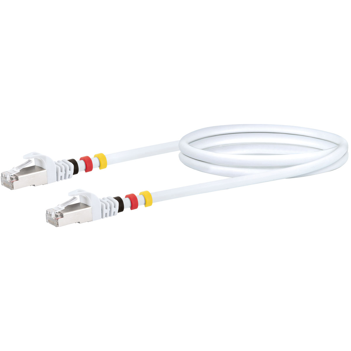 Schwaiger  Netzwerkkabel CAT7 1 m weiß Bild 3