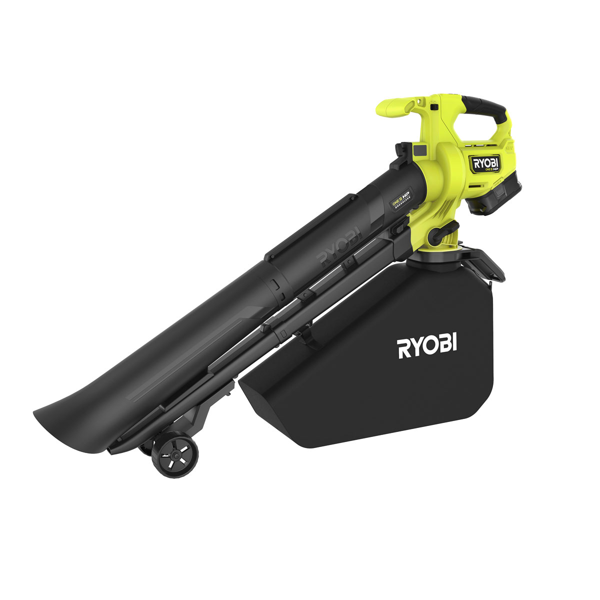 Ryobi Akku-Laubsauger/-bläser RY18BVXA-150 7,7 m3/min inkl 5,0 Ah Akku u Ladegerät Bild 2