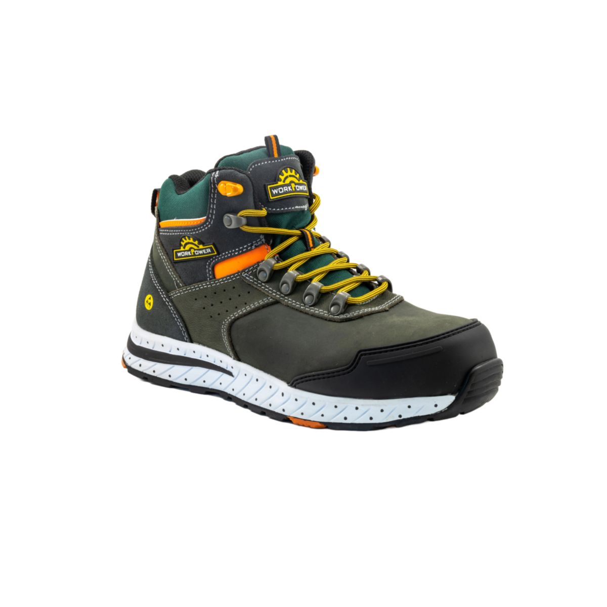 WorkPower Sicherheitsstiefel S3 Hilders Gr. 43 grau orange Bild 1