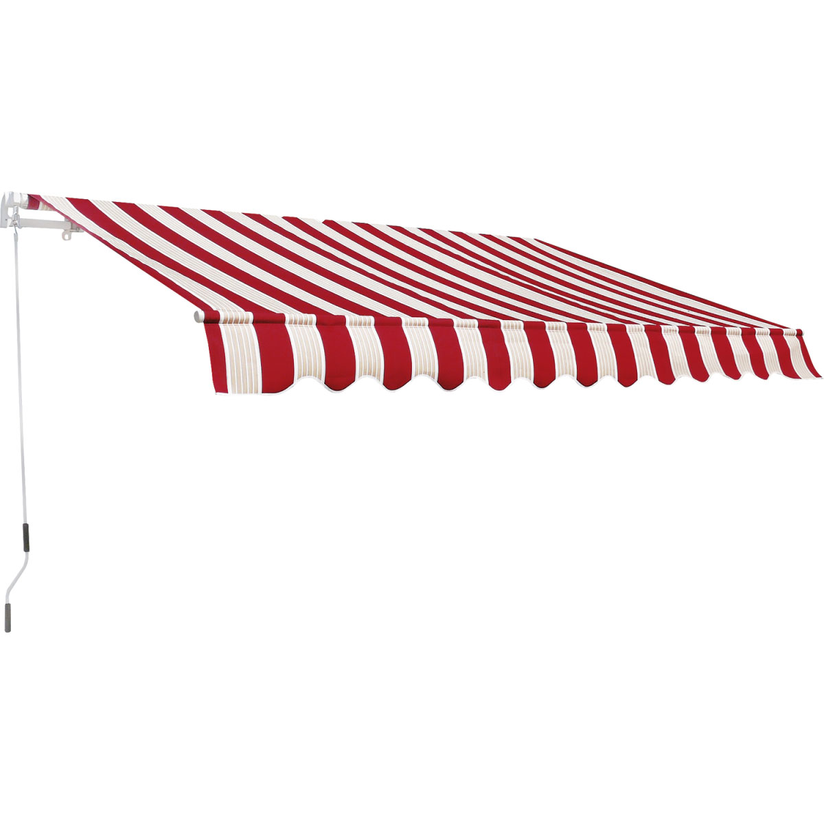 Durabil Gelenkarm-Markise Nizza 400 x 250 cm für Wand- und Deckenmontage Stoff 23064