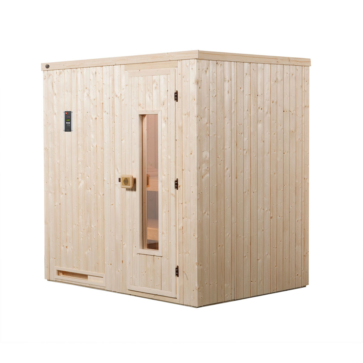 Weka  Saunahaus Salo Größe 2 Sparset 7,5 kW Bio S anthrazit