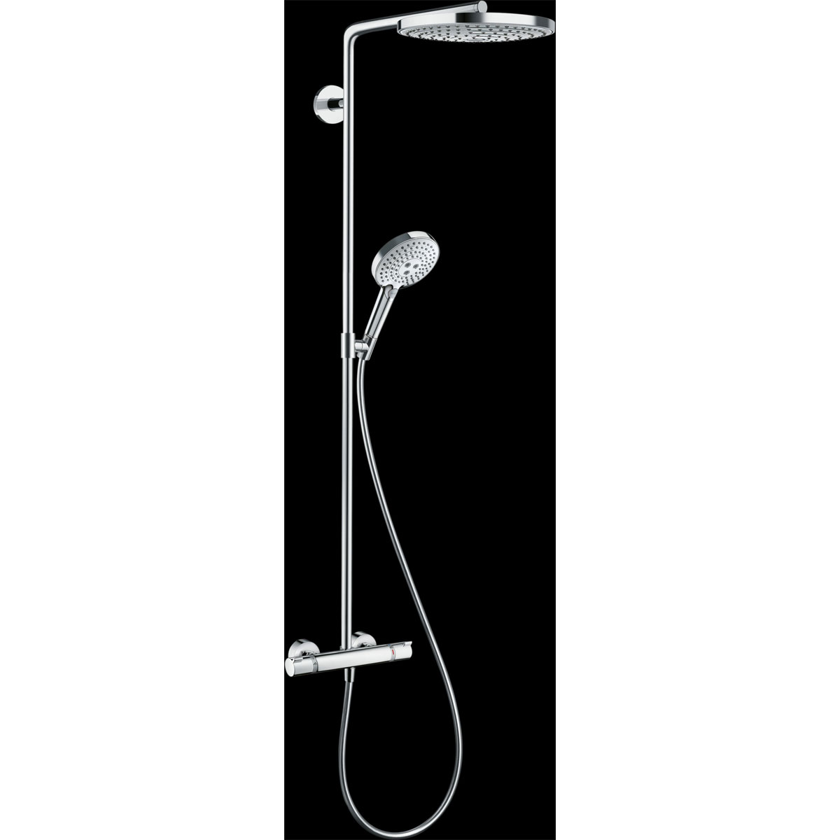 Hansgrohe Duschsystem 240 Raindance Select S 2 Strahlarten mit Thermostat Chrom
