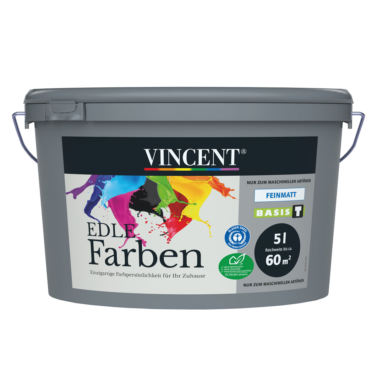 Vincent  Wandfarbe Edle Farben Mix It matt 5 L
