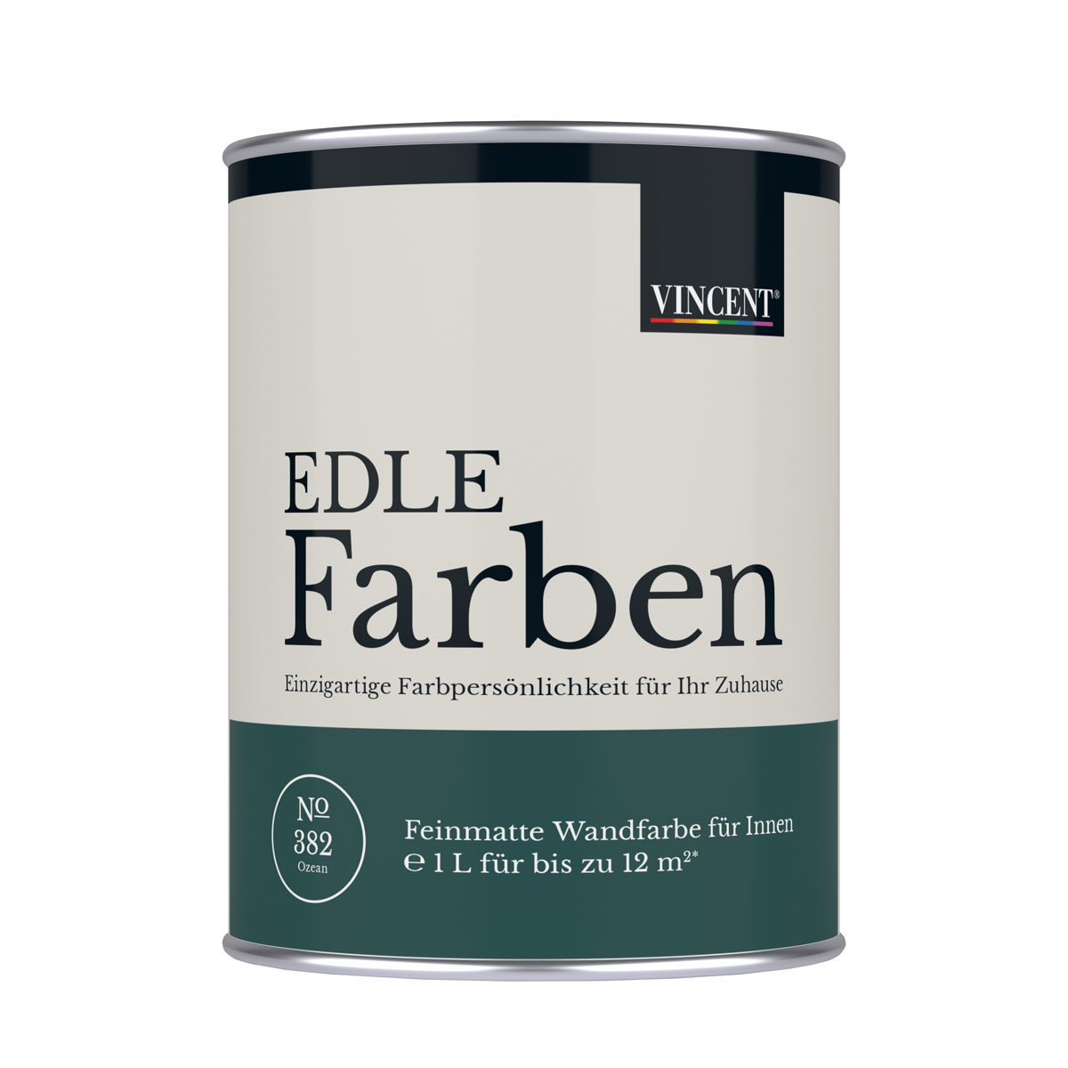 Vincent  Wandfarbe EDLE Farben Ozean matt 1,0 L