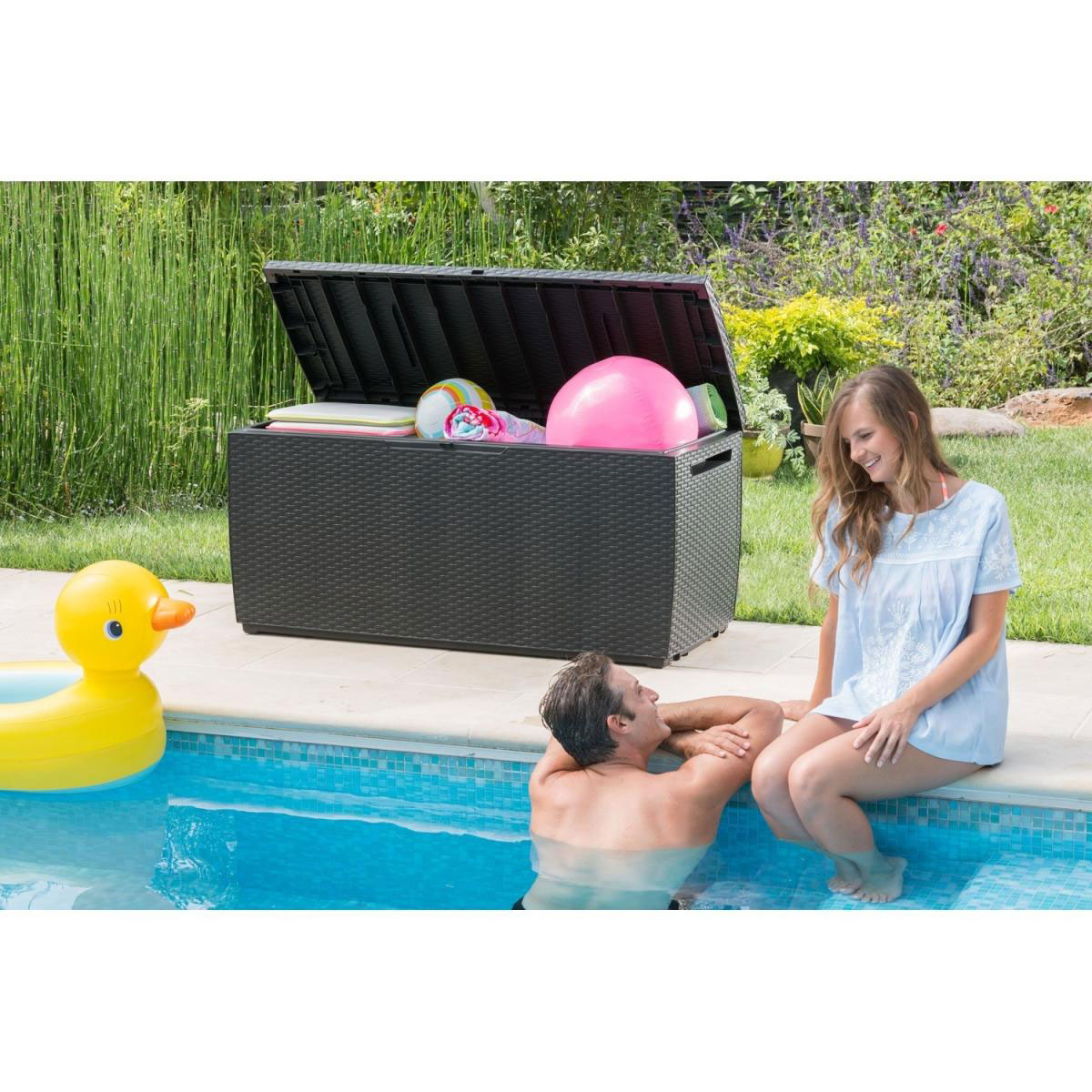 Keter Aufbewahrungsbox Rattan Style Box Capri Bild 2