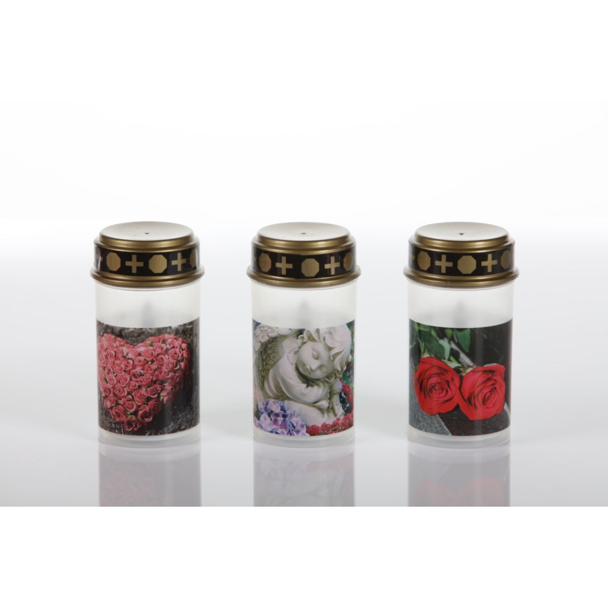 Flower Power LED Outdoor Grablampe mit Dorn TUMBA WHITE 7 x 13 cm Kunststoff Bild 1