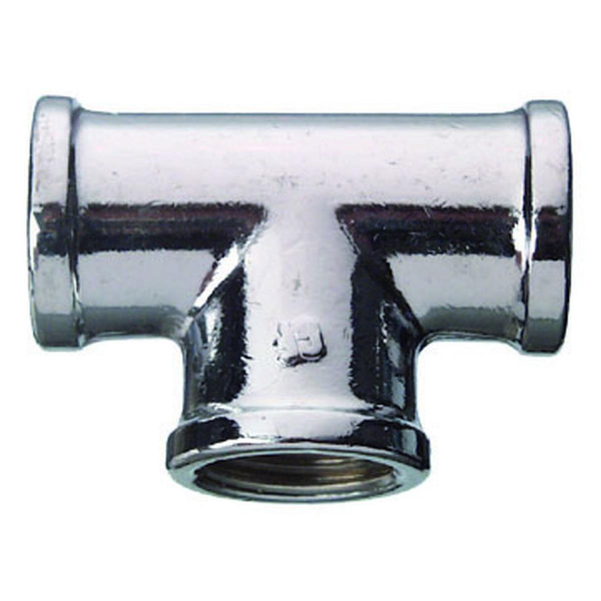 T-Stück 3/8" chrom