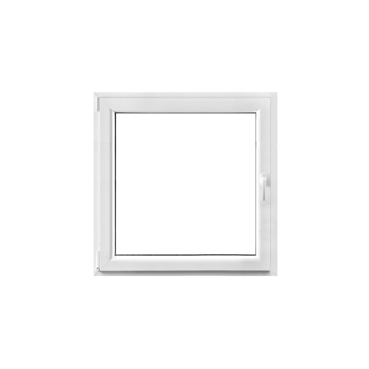 Wärmeschutzfenster Q 71 Premium Serie 3-fach Verglasung weiß 60 x 60 cm