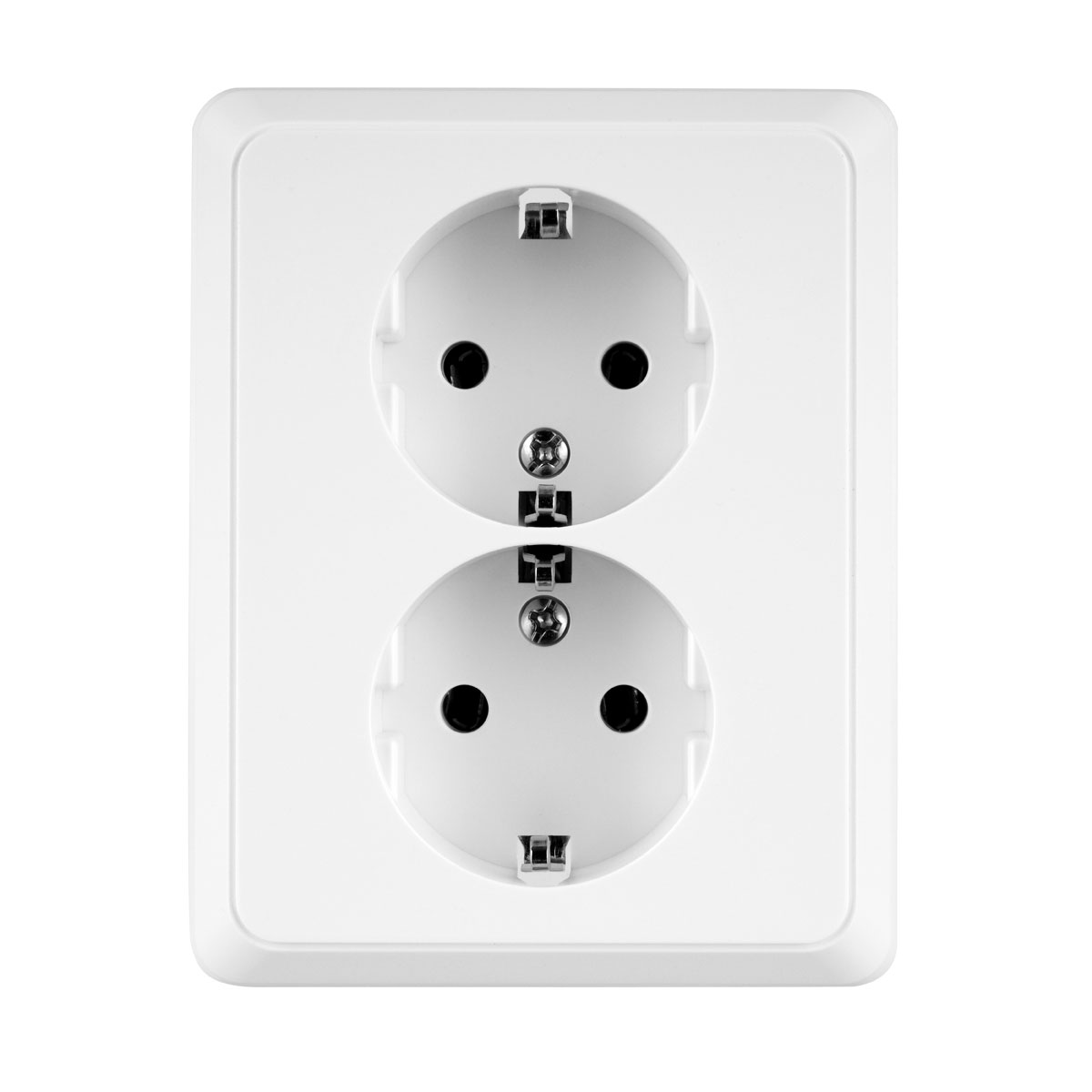 Basic ws Steckdose 2-f.