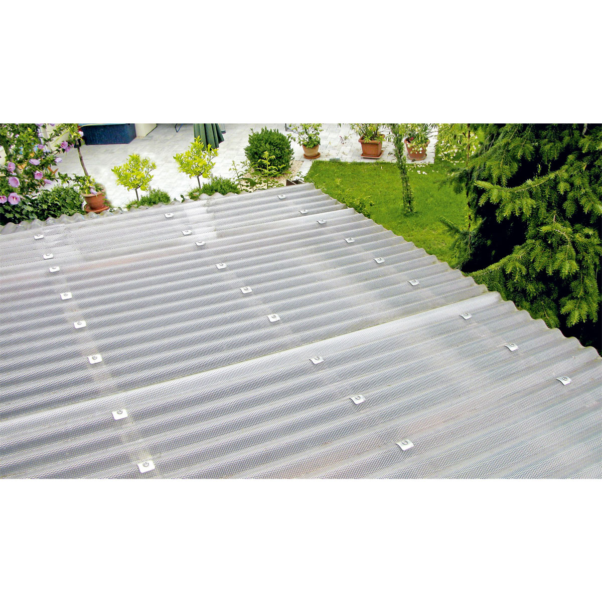 gutta PVC Wellplatte Prisma klar 200 x 90 cm Bild 2