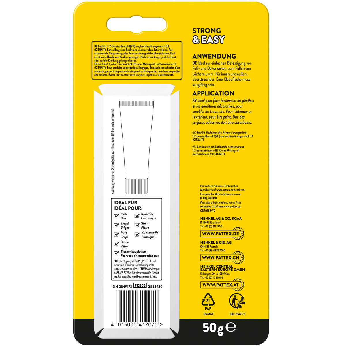 Pattex Montagekleber Kleben statt Bohren 50 g Bild 3