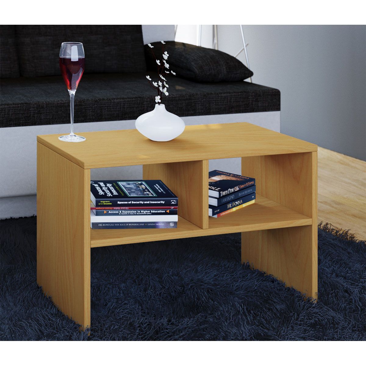 Beistelltisch Nachto Buche/weiß Bild 2